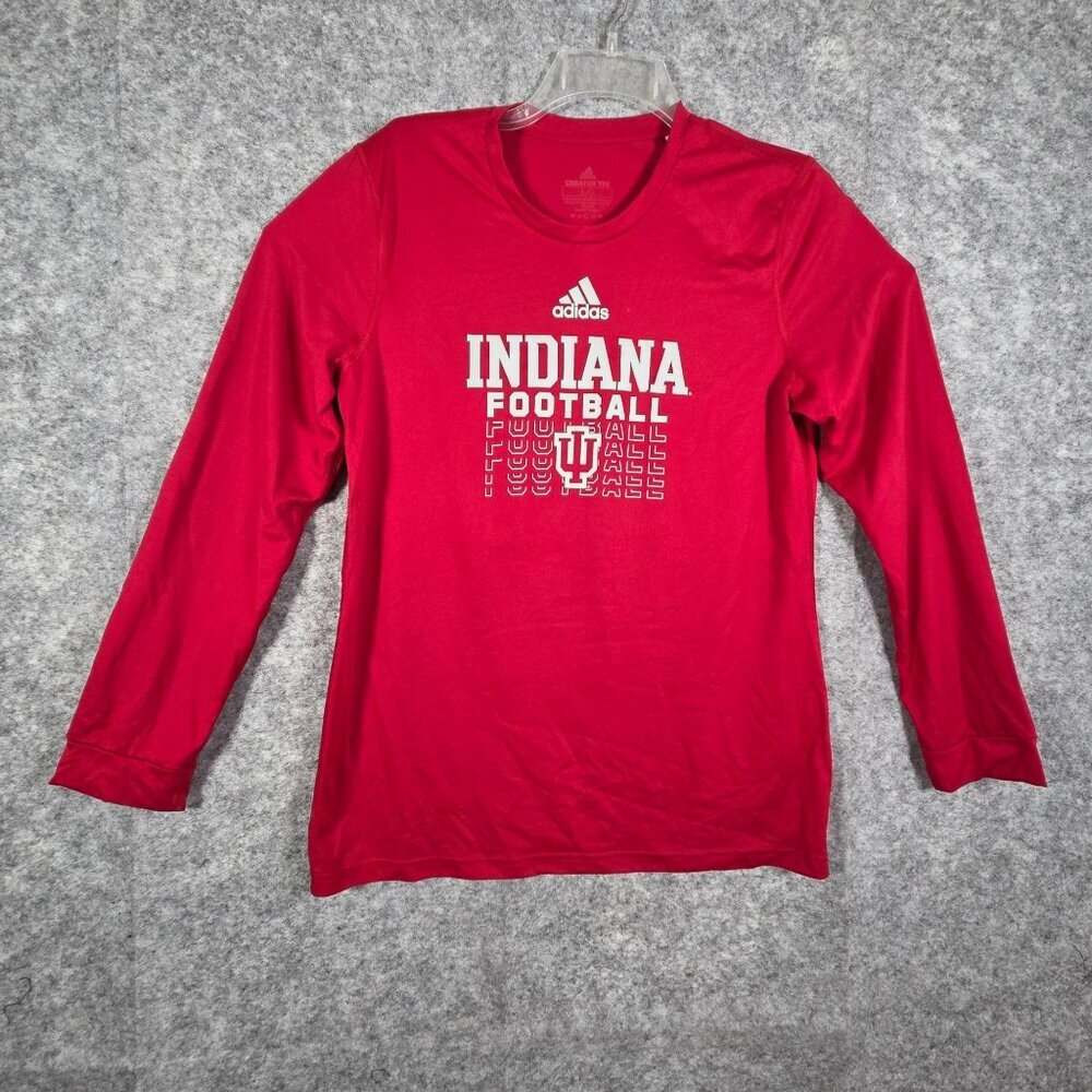 Adidas Women's Long Sleeve Pullover Top Red Size L
